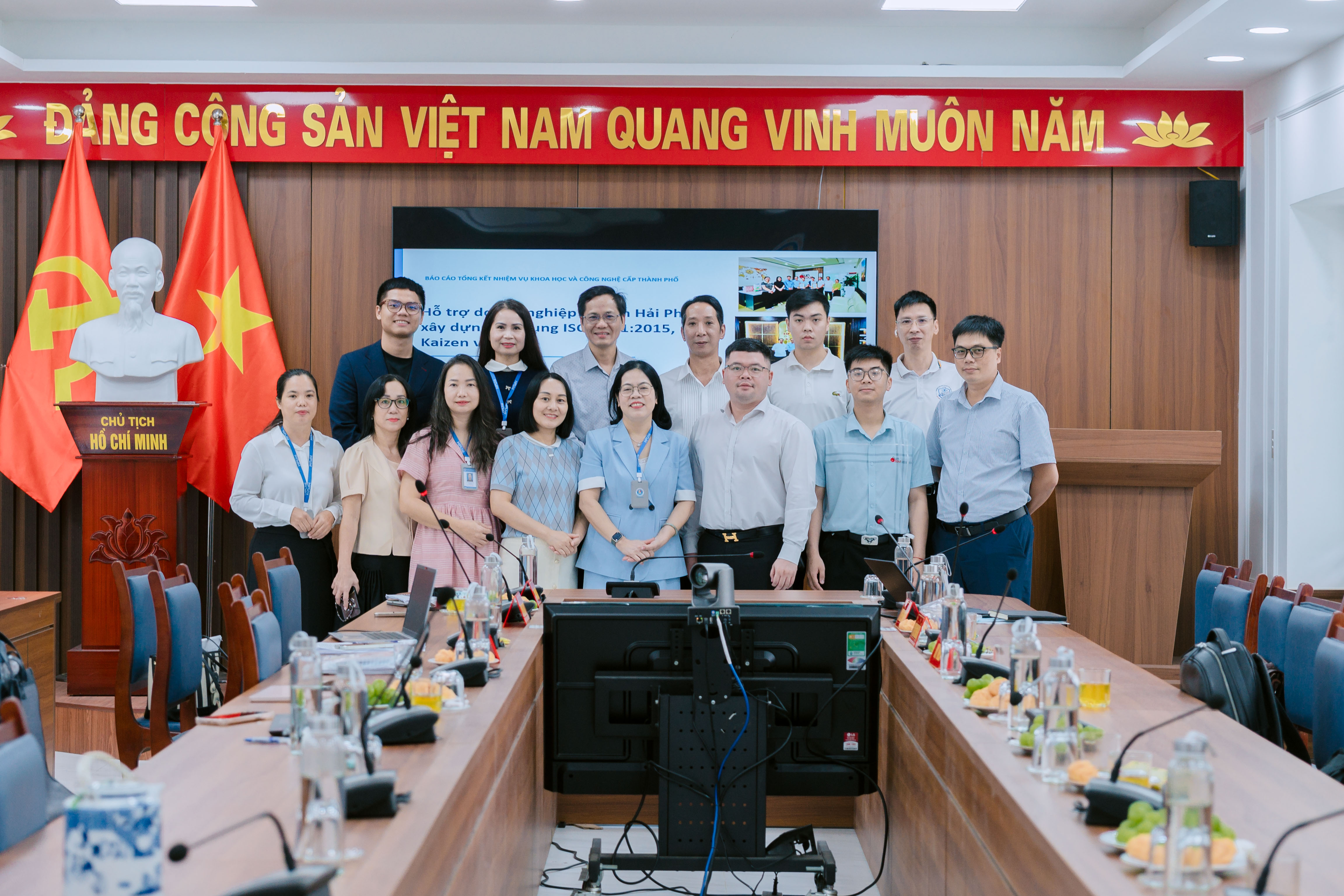 Trường Đại học Hải Phòng tổ chức Hội đồng tự đánh giá nhiệm vụ KH&CN cấp thành phố