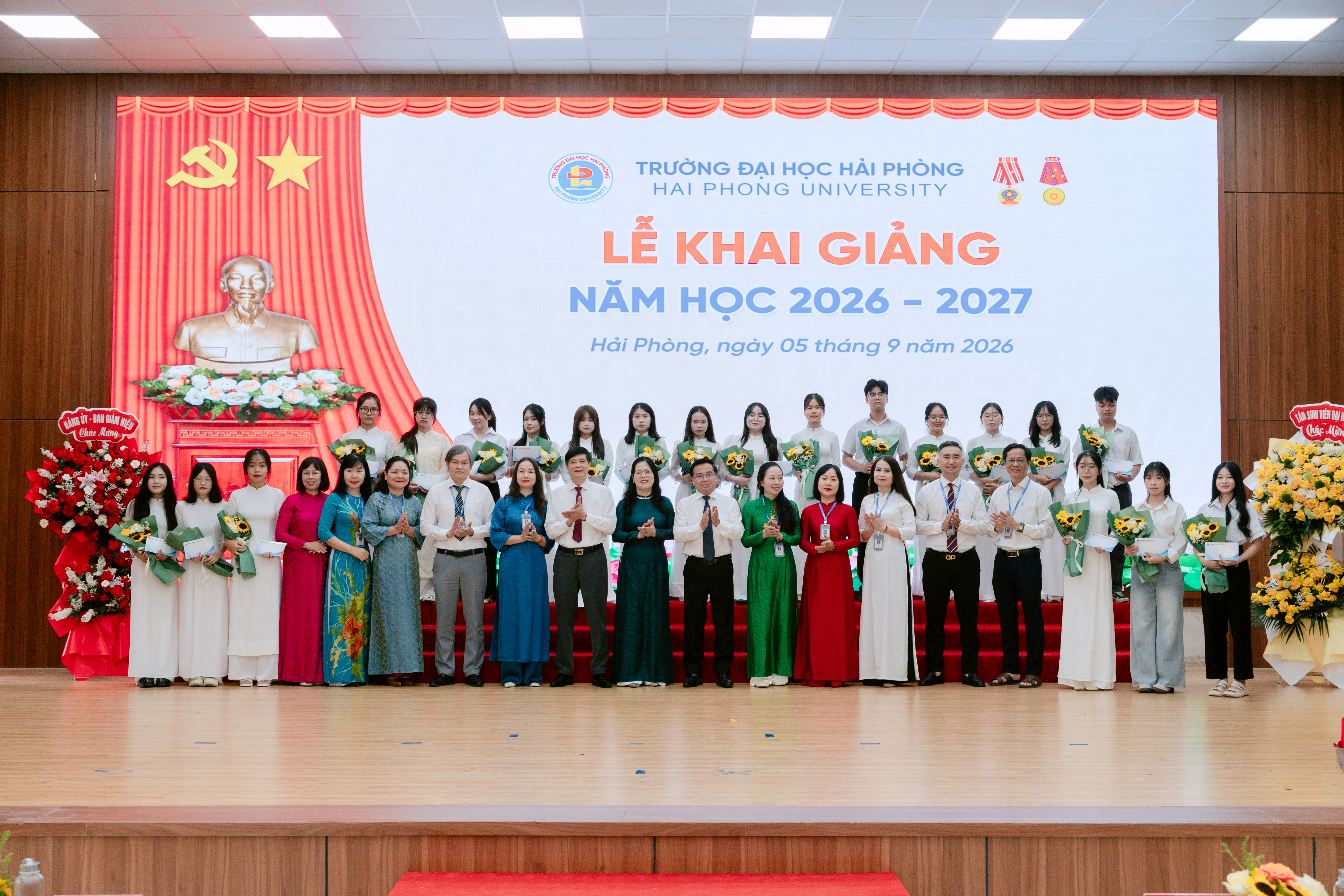 Lễ Khai giảng năm học 2026–2027 Trường Đại học Hải Phòng