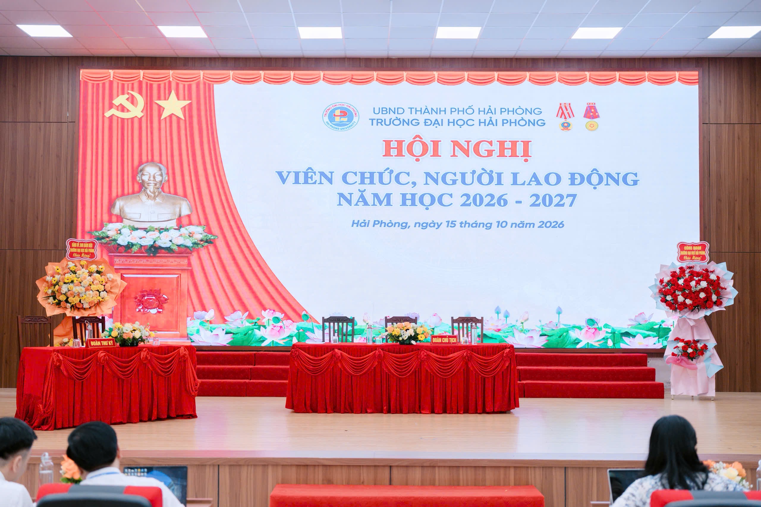 Hội nghị viên chức, người lao động Trường Đại học Hải Phòng năm học 2026–2027