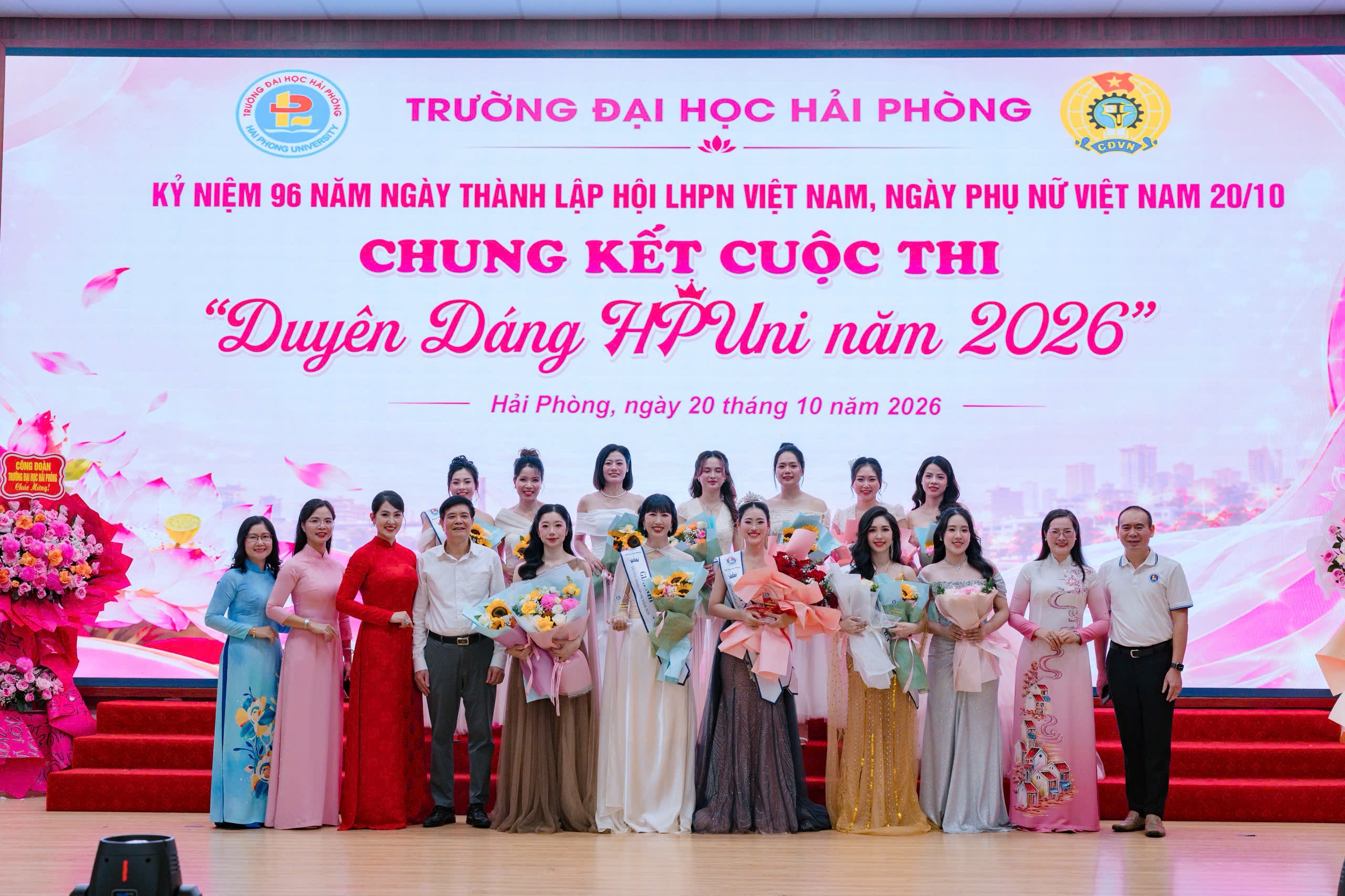 Chào mừng 96 năm ngày thành lập Hội LHPN Việt Nam, Ngày Phụ nữ Việt Nam 20/10 và Chung kết Cuộc thi “Duyên dáng HPUni năm 2026” Trường Đại học Hải Phòng