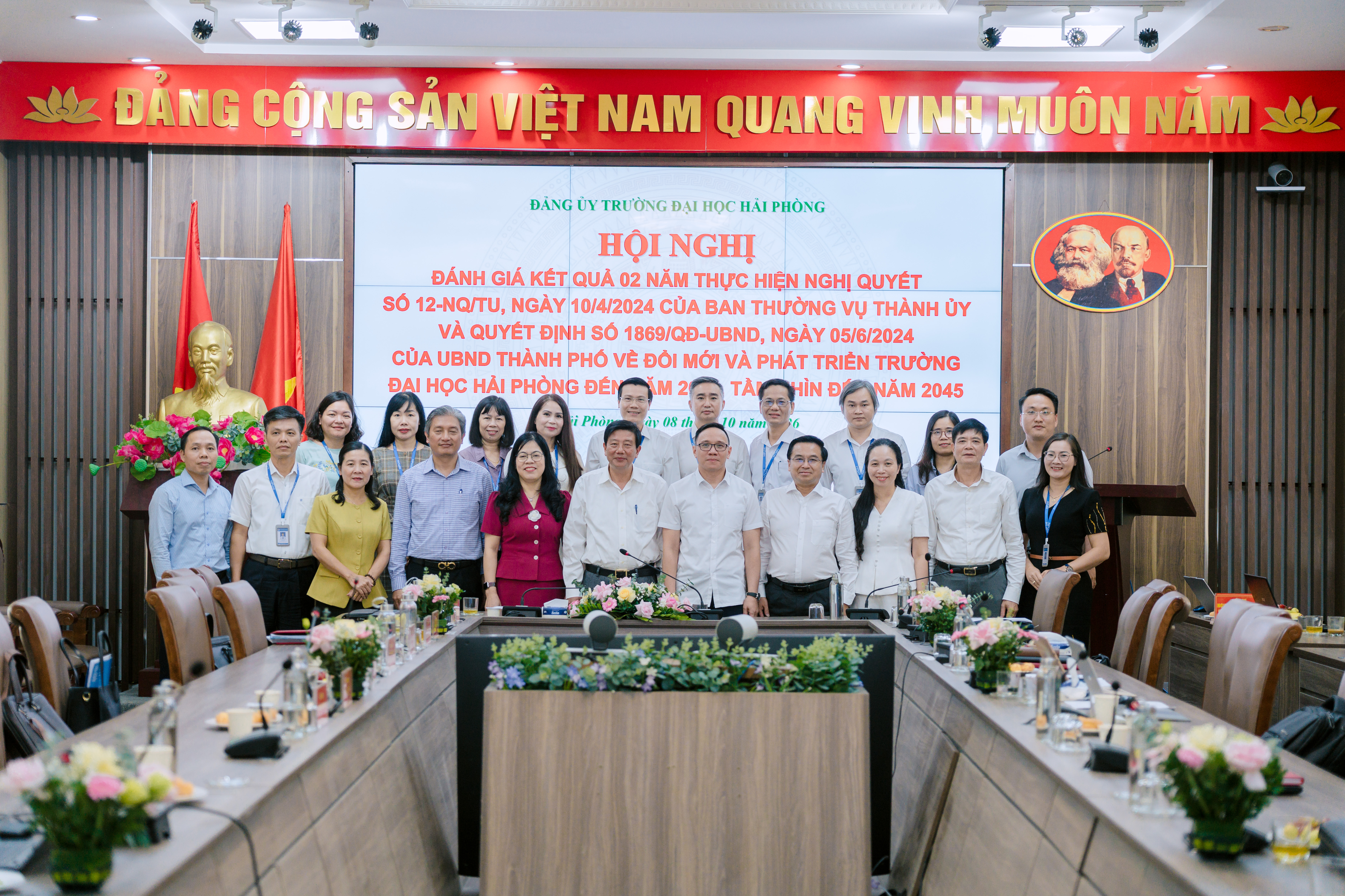 Hội nghị đánh giá kết quả 02 năm thực hiện NQ 12-NQ/TU của BTV Thành ủy và Quyết định số 1869/QĐ-UBND của UBND thành phố